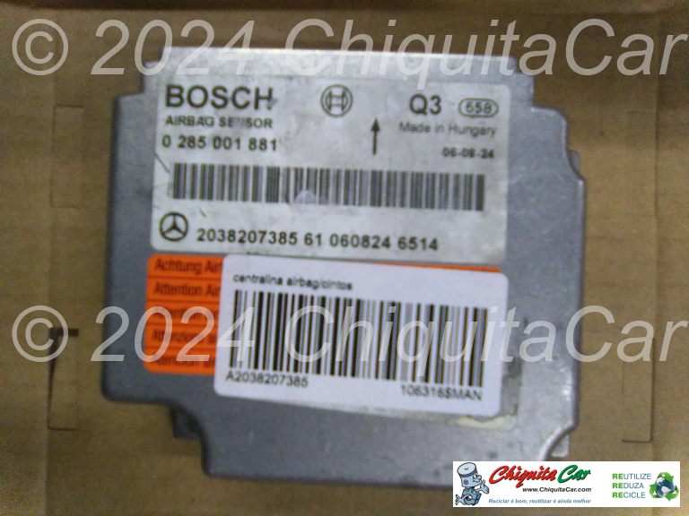 CENTRALINA AIRBAG/CINTOS   0