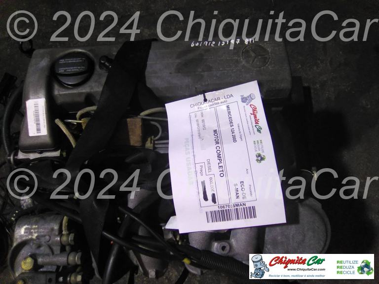 MOTOR COMPLETO MERCEDES 124