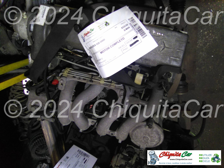 MOTOR COMPLETO MERCEDES 124