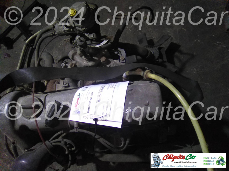 MOTOR COMPLETO MERCEDES 123