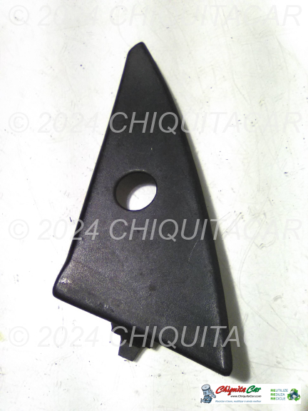 PLACA INTERIOR ESPELHO ESQc/ furo  MERCEDES 190 (201) [1982-1993]