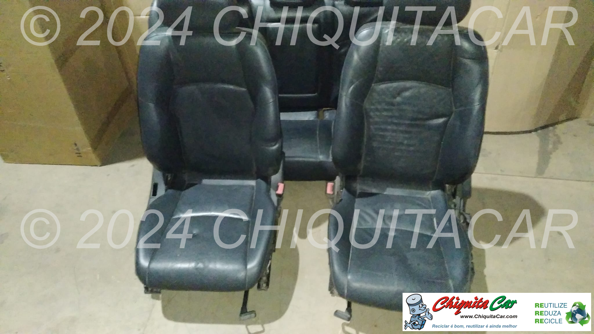 INTERIOR COMPLETO PELE  MERCEDES Classe C (203) 