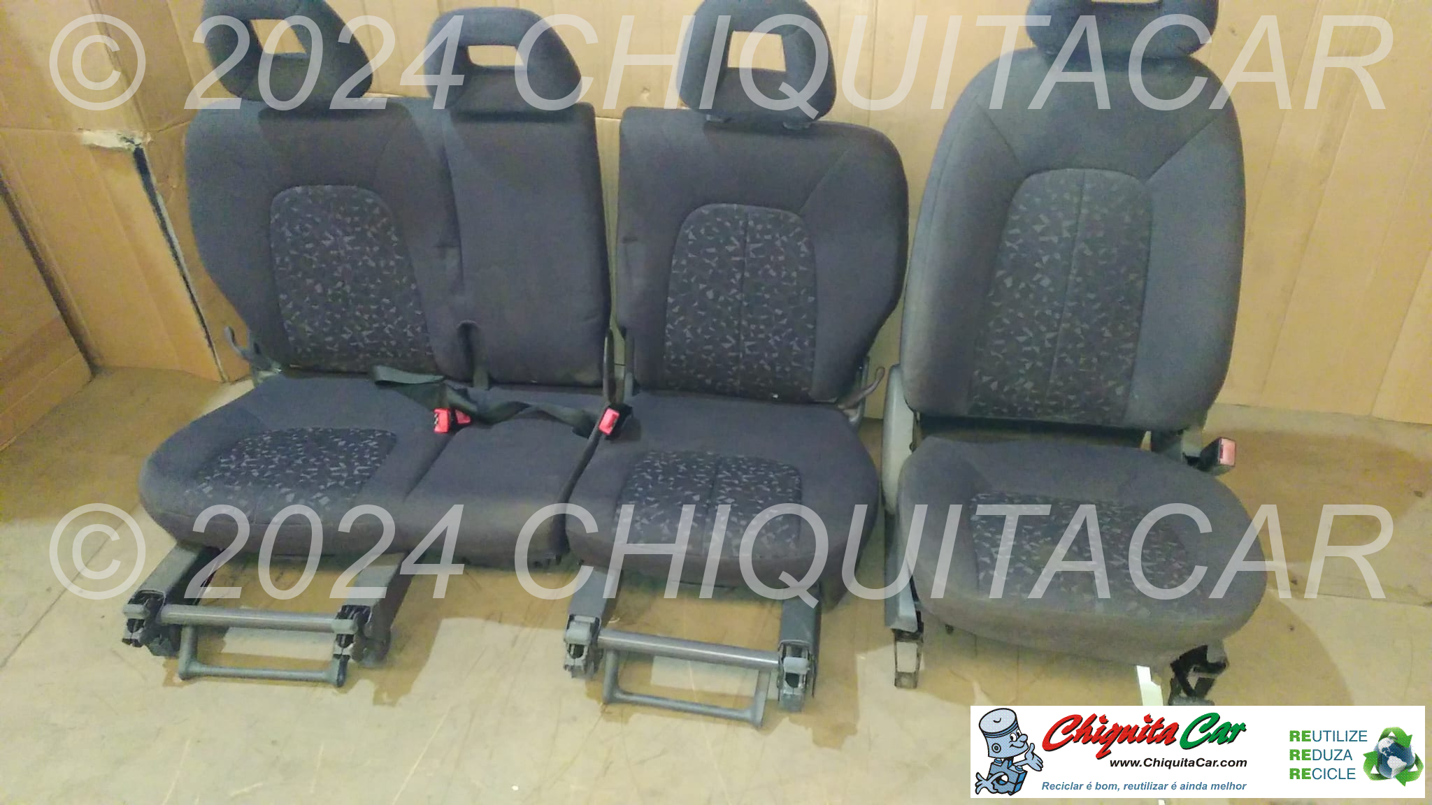 BANCOS/FORROS - INTERIOR INCOMPLETO MERCEDES Classe A (168) 