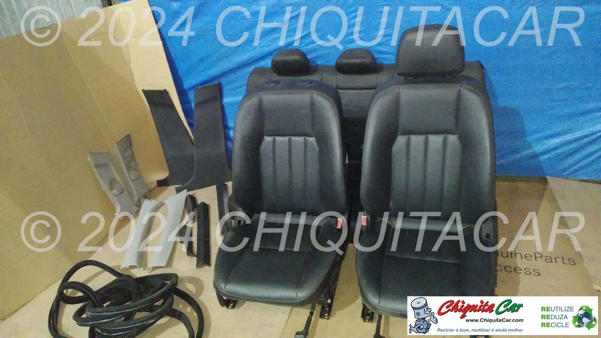 INTERIOR PELE BANCOS+FORROS MERCEDES Classe C (204) 