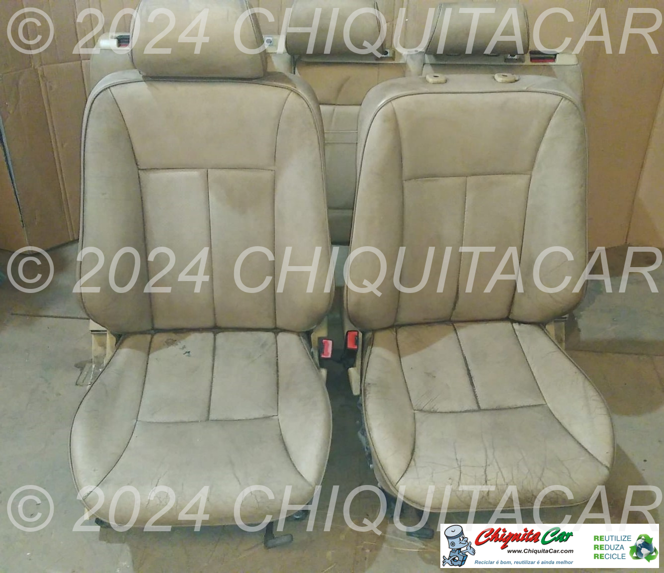 BANCOS/FORROS - INTERIOR INCOMPLETO MERCEDES Classe E (210) 