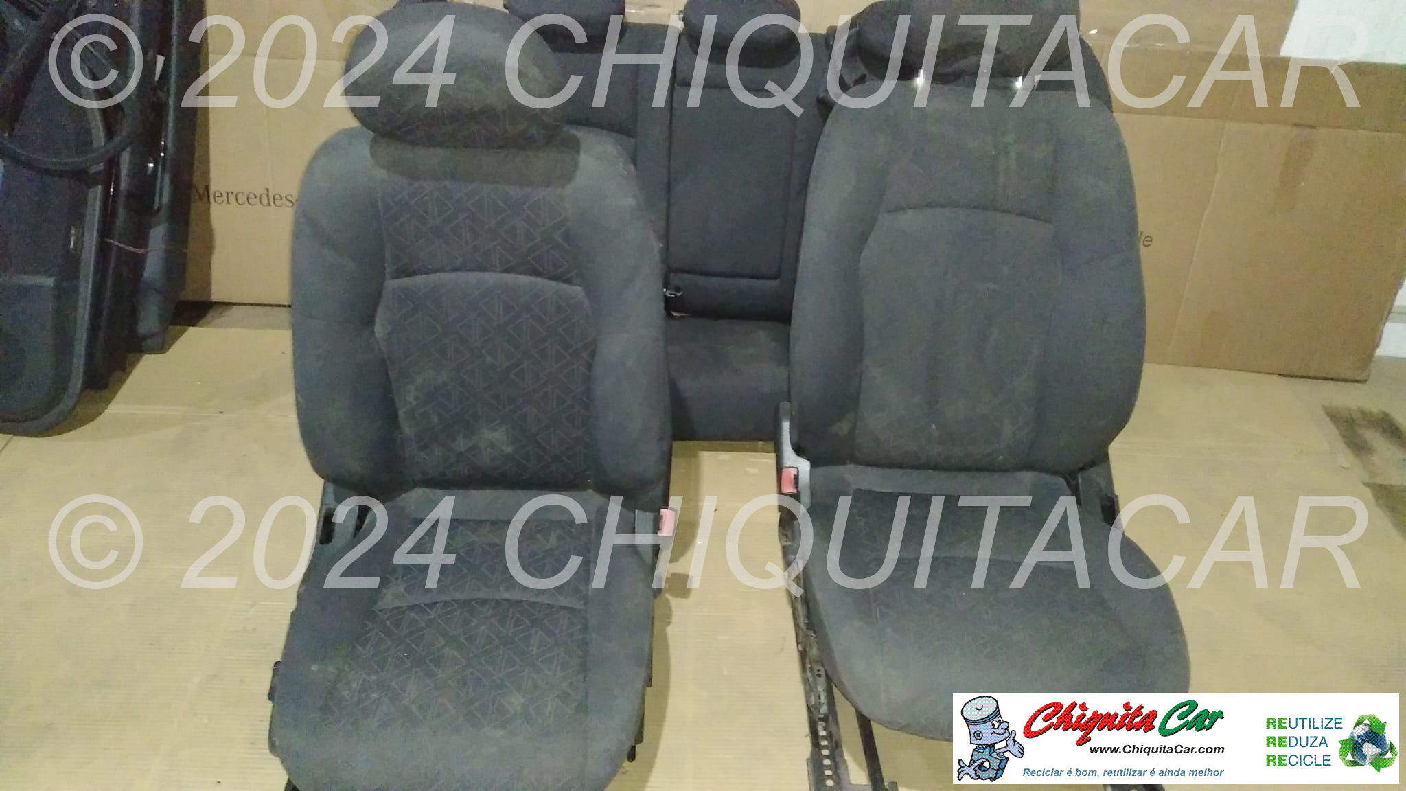 INTERIOR COMPLETO TEXTIL MERCEDES Classe C (203)  [2000-2008]