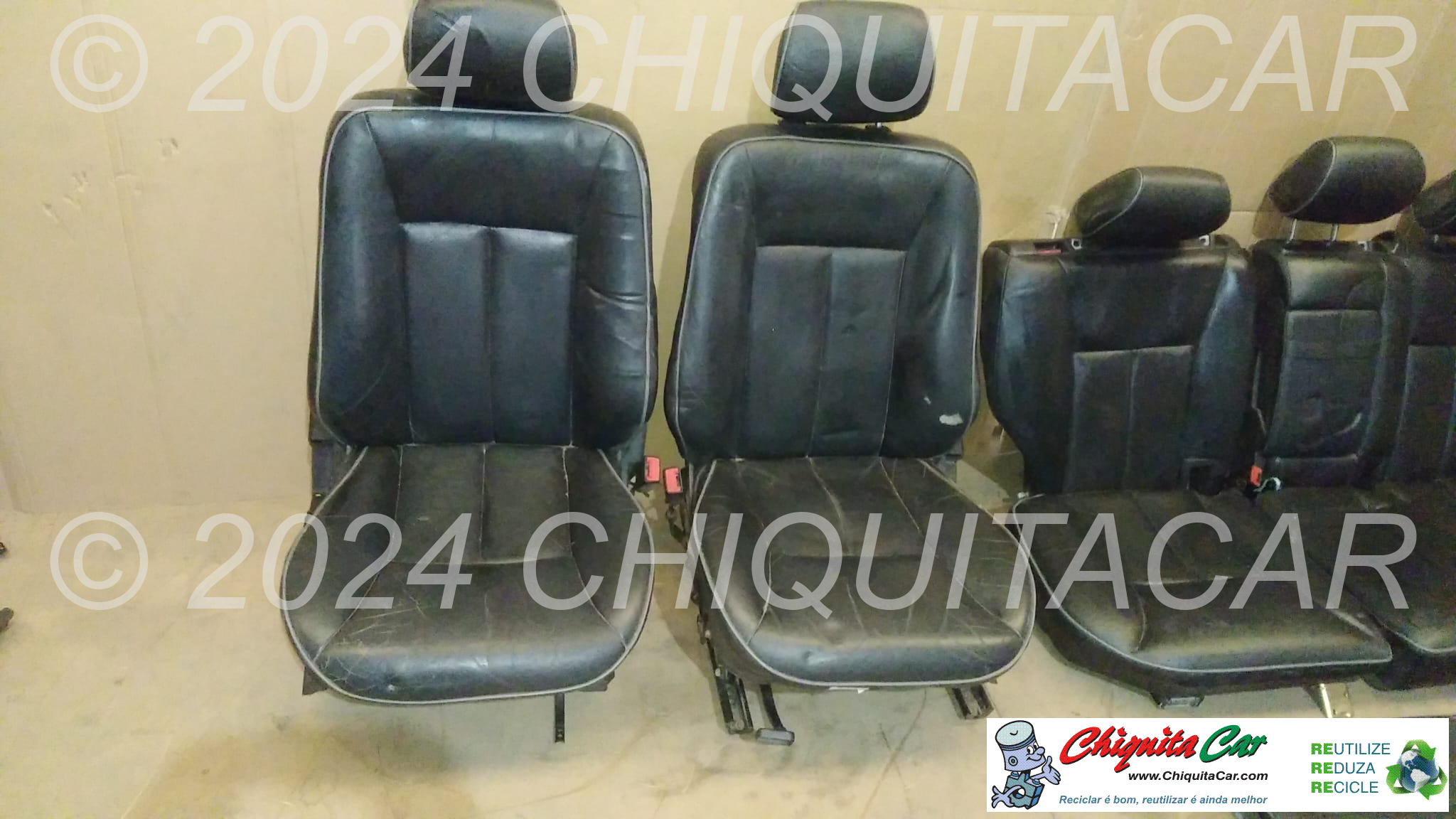 BANCOS/FORROS - INTERIOR INCOMPLETO MERCEDES Classe E (210) 