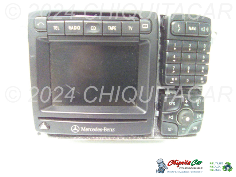 UNIDADE RADIO, CD, GPS MERCEDES Classe S (220) 