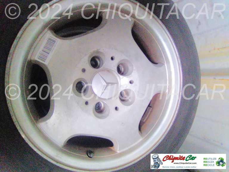 CONJUNTO RODAS C/ JANTE ALUM MERCEDES 124