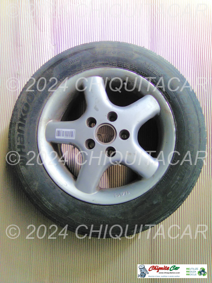 CONJUNTO RODAS C/ JANTE ALUM MERCEDES 124