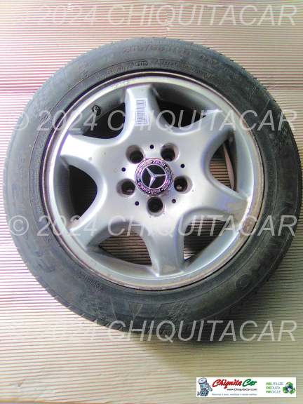 CONJUNTO RODAS C/ JANTE ALUM MERCEDES CLK (208) 