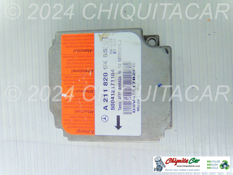 CENTRALINA AIRBAG/CINTOS  MERCEDES Classe E (211) 