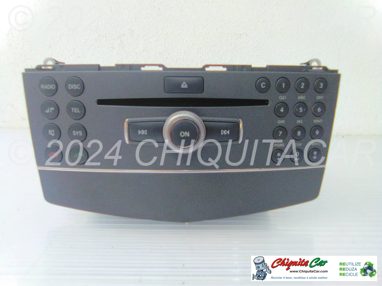 UNIDADE RADIO, CD, GPS MERCEDES Classe C (204) 