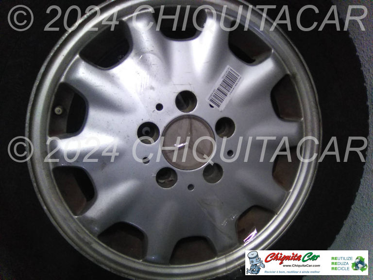 CONJUNTO RODAS C/ JANTE ALUM MERCEDES Classe E (210) 