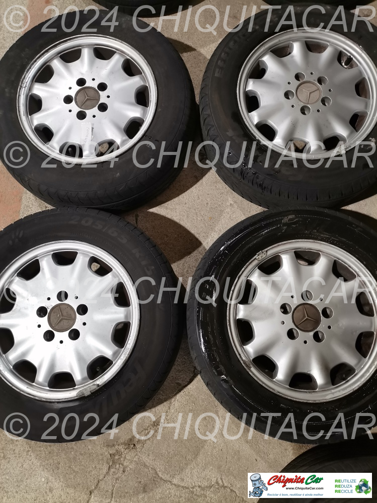 CONJUNTO RODAS C/ JANTE ALUM MERCEDES Classe C (202) 