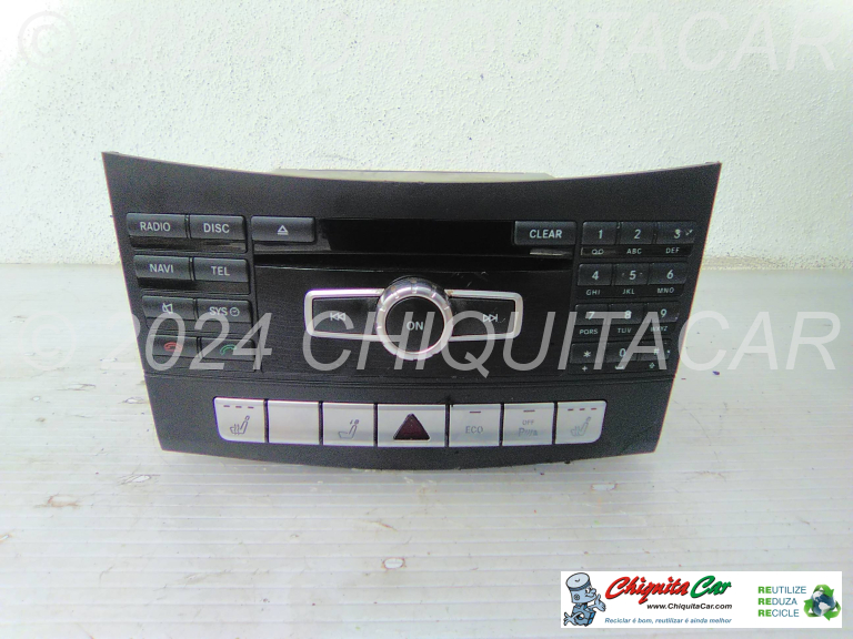 UNIDADE RADIO, CD, GPS MERCEDES Classe E (212) 