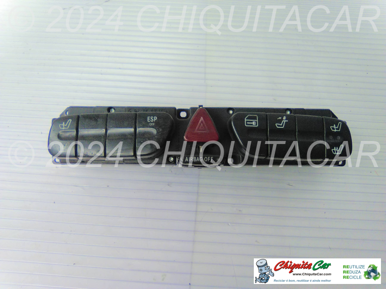 INTERRUPTOR AQUEC BANCOS + 4PISCA/FC  MERCEDES Classe C (203) 