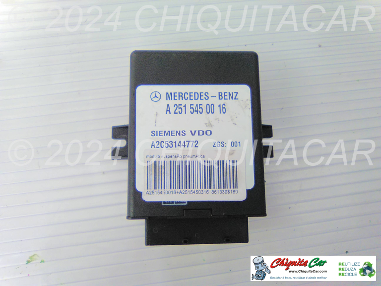 MODULO SUSPENSÃO PNEUMÁTICA  MERCEDES Classe E (211) 