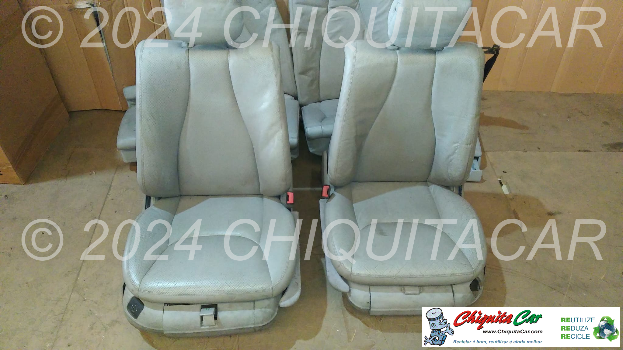 INTERIOR COMPLETO PELE  MERCEDES Classe S (220) 