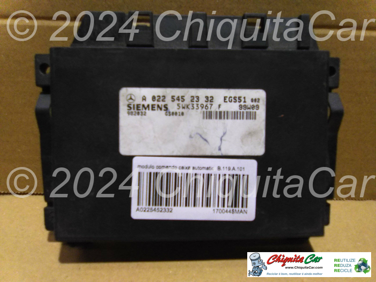 MODULO COMANDO CAIXA AUTOMATICA MERCEDES ML (163)  [1998-2005]