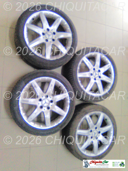 CONJUNTO RODAS C/ JANTE ALUM MERCEDES Classe C (203) 