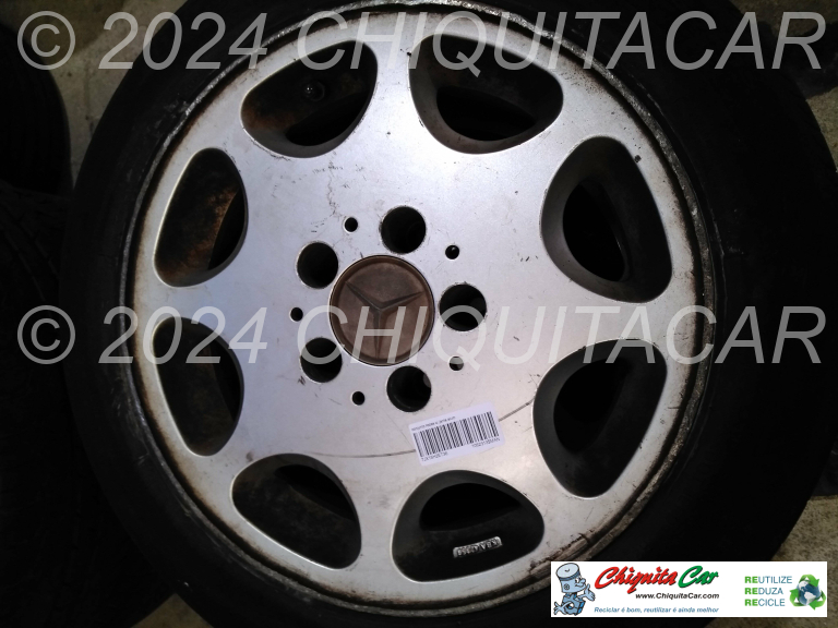 CONJUNTO RODAS C/ JANTE ALUM MERCEDES 190 (201)