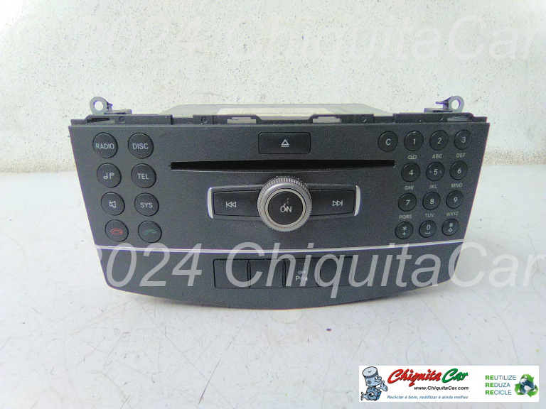 UNIDADE RADIO, CD, GPS MERCEDES Classe C (204) 