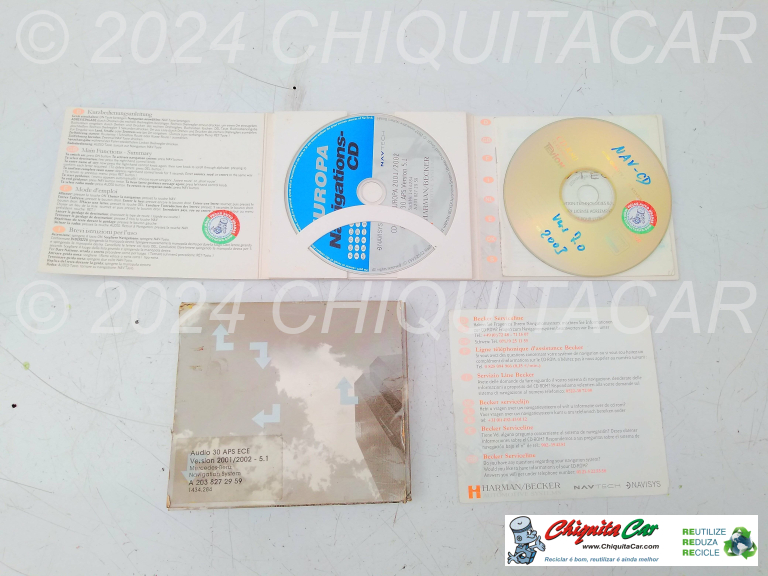 DVD NAVEGAÇÃO  MERCEDES Classe C (203)  [2000-2008]