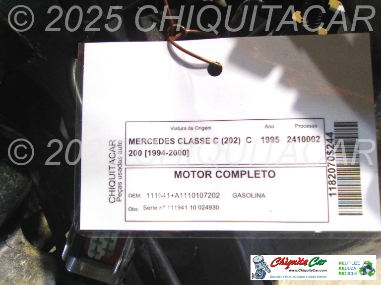 MOTOR COMPLETO MERCEDES Classe C (202) 
