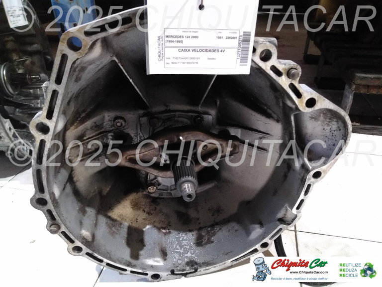 CAIXA VELOCIDADES 4V MERCEDES 124