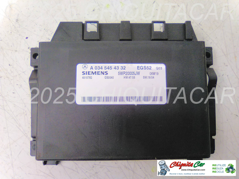 MODULO COMANDO CAIXA AUTOMATICA MERCEDES Classe C (203)  [2000-2008]