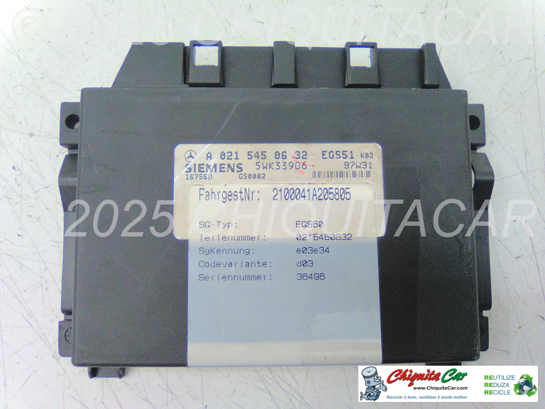 MODULO COMANDO CAIXA AUTOMATICA MERCEDES Classe E (210)  [1995-2008]