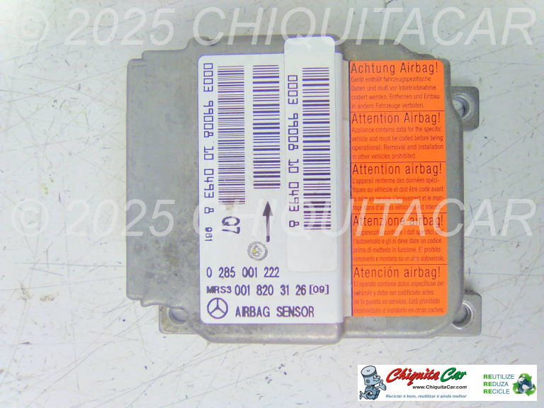 CENTRALINA AIRBAG/CINTOS  MERCEDES Classe A (168)  [1997-2004]