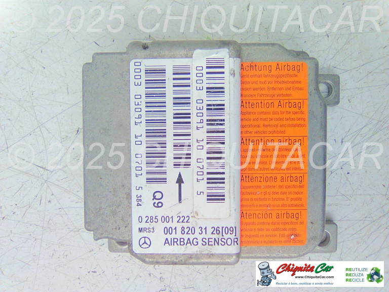 CENTRALINA AIRBAG/CINTOS  MERCEDES Classe A (168)  [1997-2004]