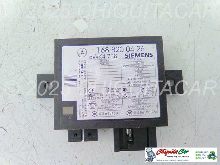 MODULO FECHO CENTRAL MERCEDES Classe A (168)  [1997-2004]