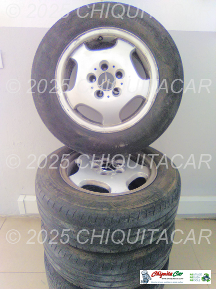 CONJUNTO RODAS C/ JANTE ALUM MERCEDES Classe C (202)  [1993-2001]