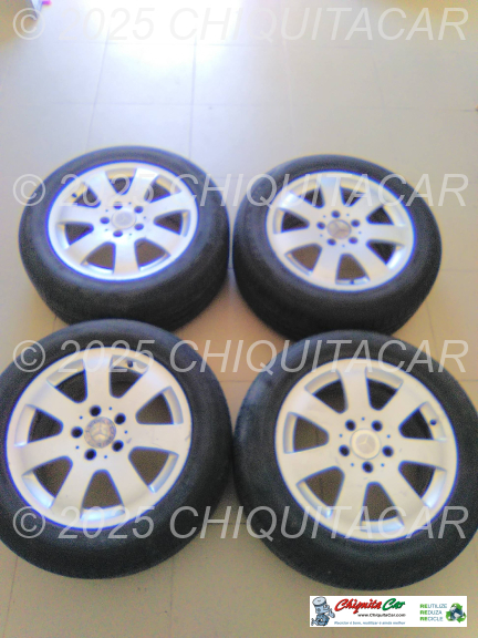 CONJUNTO RODAS C/ JANTE ALUM MERCEDES Classe E (211)  [2002-2009]