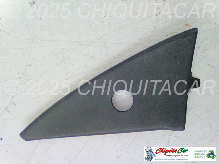 PLACA INTERIOR ESPELHO ESQc/ furo  MERCEDES 190 (201) [1982-1993]