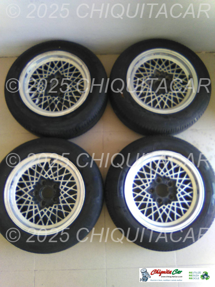 CONJUNTO RODAS C/ JANTE ALUM MERCEDES 190 (201) [1982-1993]