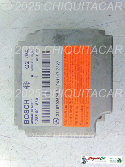 CENTRALINA AIRBAG/CINTOS  MERCEDES Classe E (211)  [2002-2009]