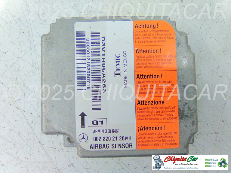 CENTRALINA AIRBAG/CINTOS  MERCEDES Classe E (210)  [1995-2008]