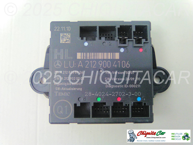 MODULO PORTA TRAS ESQ MERCEDES Classe E (212)  [2009-2017]