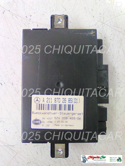 MODULO COMANDO PORTA TRASEIRA MERCEDES Classe E (211) 