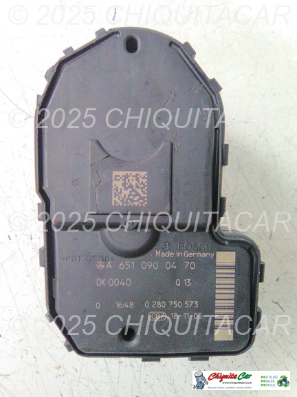 BORBOLETA COLECTOR ADMISSÃO MERCEDES Classe C (204) 