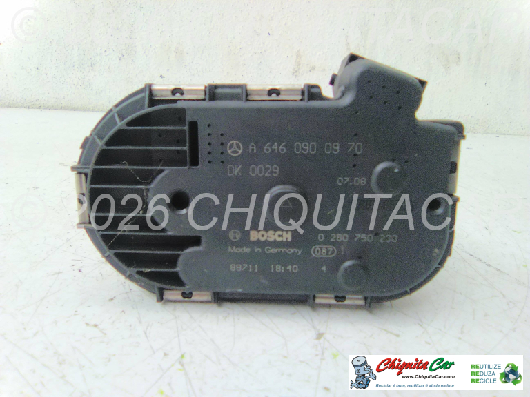 BORBOLETA ADMISSÃO MOTOR MERCEDES Classe C (204) 