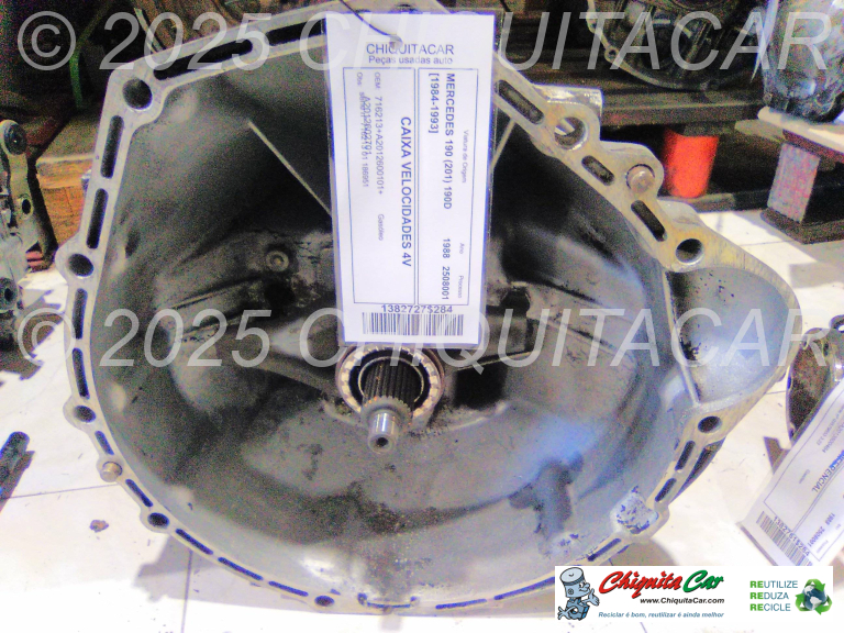 CAIXA VELOCIDADES 4V MERCEDES 190 (201)