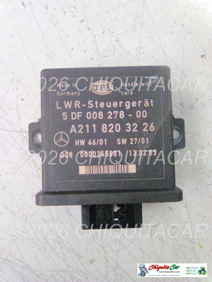 MODULO COMANDO ALCANCE FAROIS Bi-xenon MERCEDES Classe E (211) 