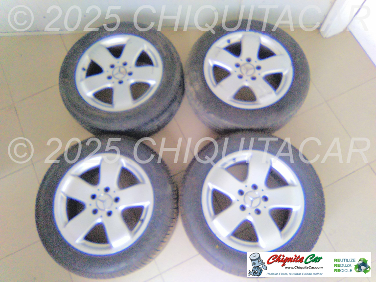 CONJUNTO RODAS C/ JANTE ALUM MERCEDES Classe E (211) 