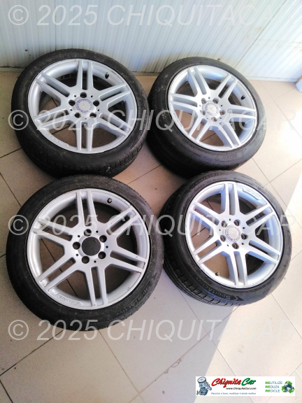 CONJUNTO RODAS C/ JANTE ALUM MERCEDES Classe C (204)  [2007-2015]