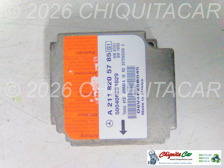 CENTRALINA AIRBAG/CINTOS  MERCEDES Classe E (211) 